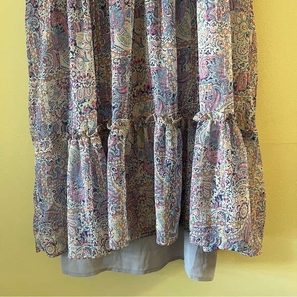 NWT GENERATION LOVE Mirabelle Mosaic Dress Mosaic Paisley with Slip Size‎ Medium - Picture 9 of 16